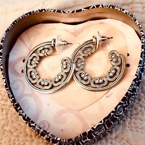 Brighton Serendipity Hoop Earrings NWT.
